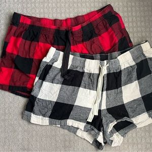 Old Navy Comfy Plaid Pajama Shorts
